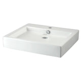 American Standard Studio 22 x 18-1/2 in. Above-Counter Vessel Sink, White (Center Faucet Hole)