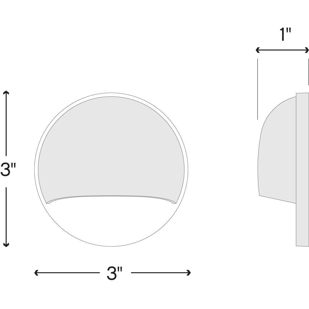 Nuvi Low-Voltage Matte White Integrated LED Round Stair Light - Super Arbor