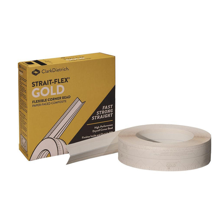 2-1/2 in. x 100 ft. Gold Flexible Corner Bead - Super Arbor
