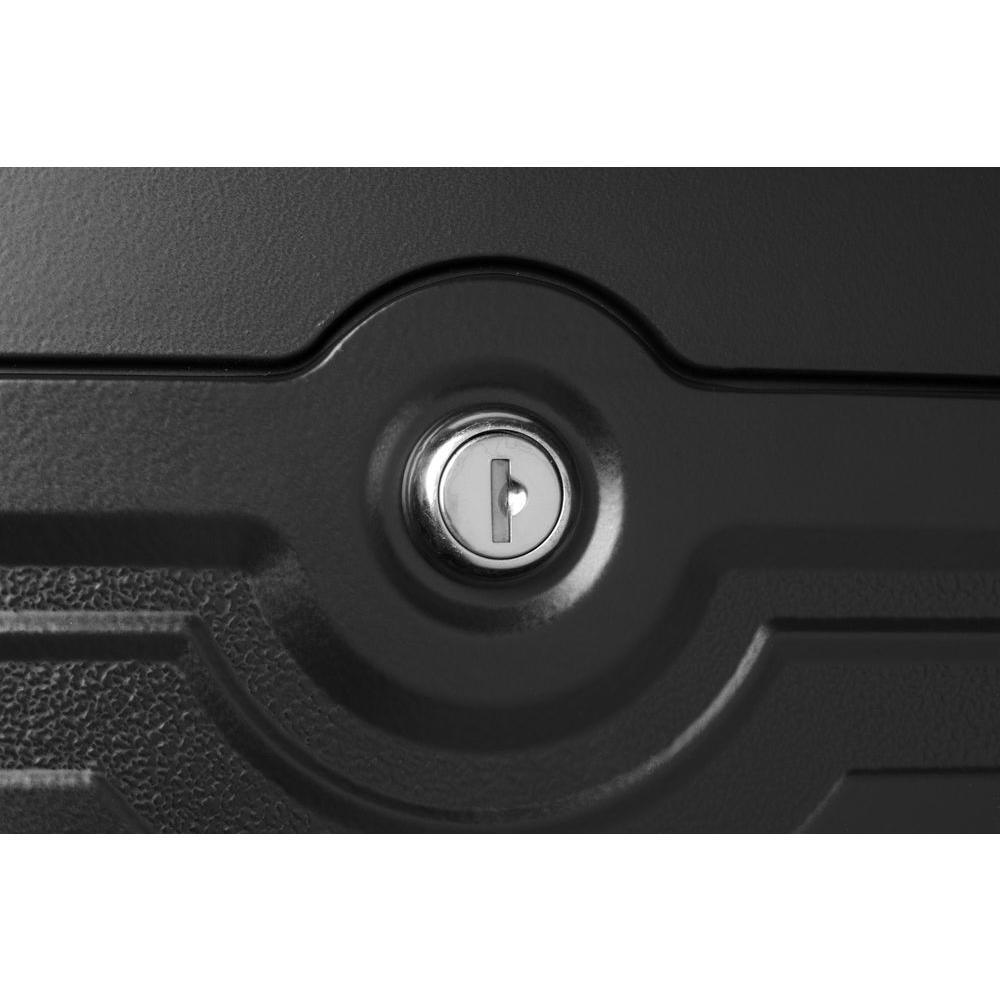 Maison Black Wall-Mount Locking Mailbox - Super Arbor