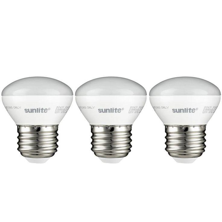 Sunlite 25-Watt Equivalent R14 Mini Reflector Dimmable LED Flood Light Bulb, Warm White 2700K (3-Pack)
