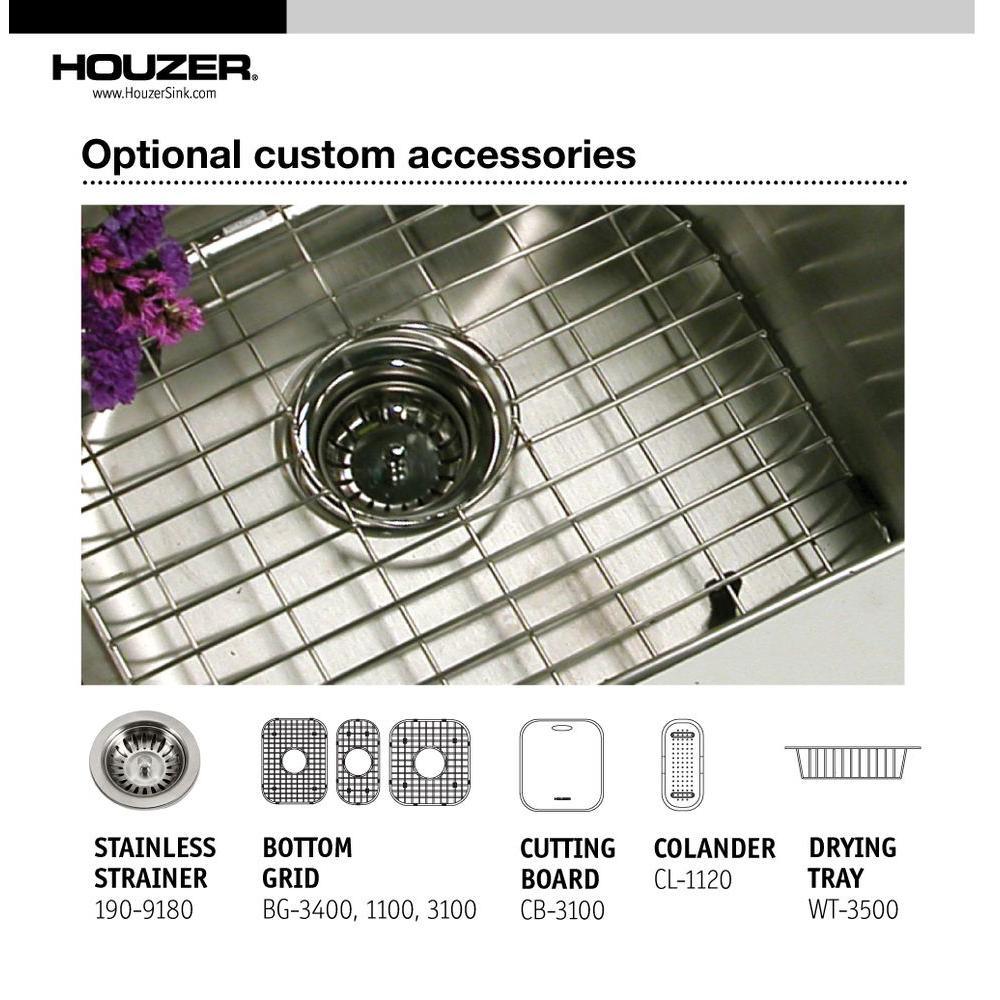 Premiere Gourmet Series Drop-In Stainless Steel 41 in. 4-Hole Triple Bowl Kitchen Sink - Super Arbor