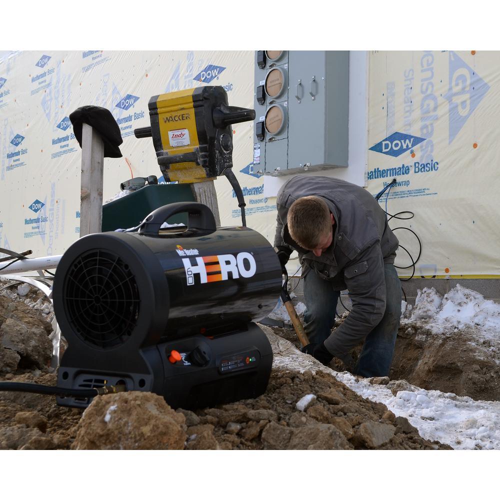 60,000 BTU Forced Air Propane Hero Heater - Super Arbor