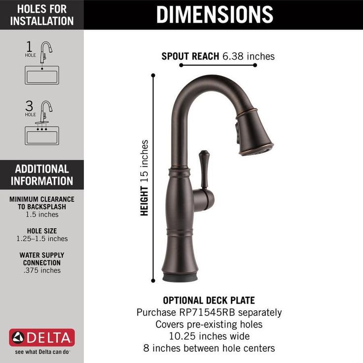 Delta Cassidy Touch2O Venetian Bronze 1-Handle Deck-Mount Pull-Down Touch Kitchen Faucet
