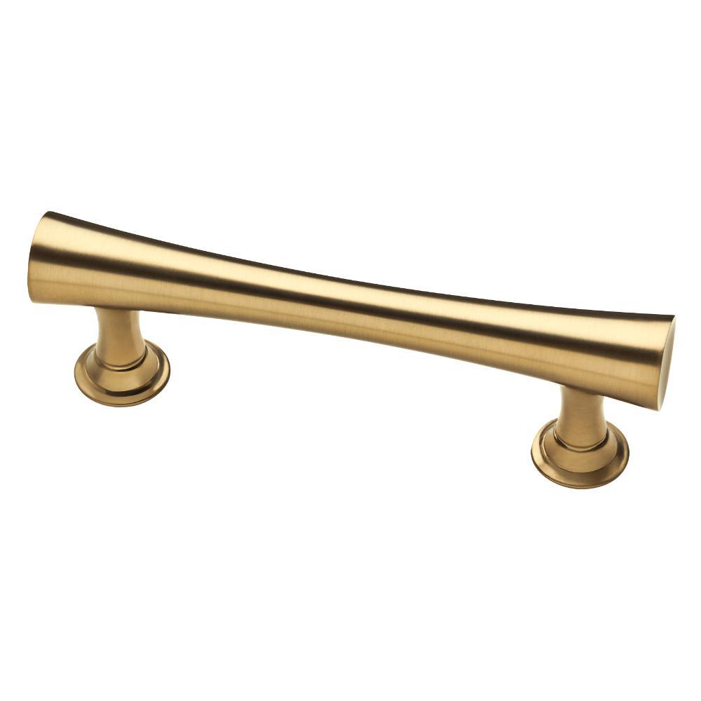 Drum 3 in. (76 mm) Center-to-Center Champagne Bronze Drawer Pull - Super Arbor