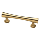 Drum 3 in. (76 mm) Center-to-Center Champagne Bronze Drawer Pull - Super Arbor