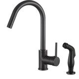 Farnese Single-Handle Standard Kitchen Faucet with Side Sprayer in Oil Rubbed Bronze - Super Arbor