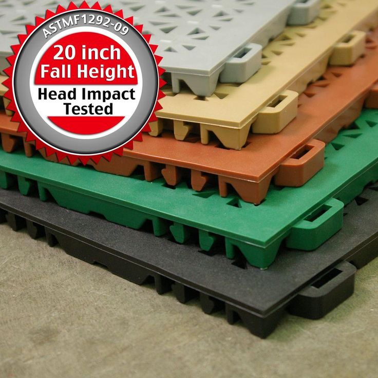 Greatmats StayLock Perforated Gray 12 in. x 12 in. x 0.56 in. PVC Plastic Interlocking Outdoor Floor Tile (Case of 26)