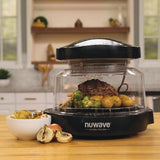 Pro Plus 1500 W Black Countertop Oven with Built-In Timer