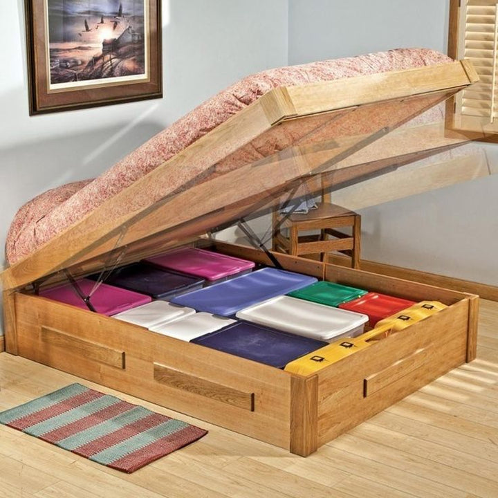 Gas Spring-Assisted 110 lbs. Storage Single Bed Side/End Lift Mechanism