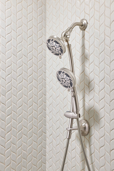 Moen Renewal Spot Resist Brushed Nickel 5-Spray Dual Shower Head, 1.75 GPM (6.6 LPM)