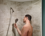 Moen Iso 6‑Spray 4.5 in. Handheld Rain Shower Head, Spot Resist Brushed Nickel (Eco)