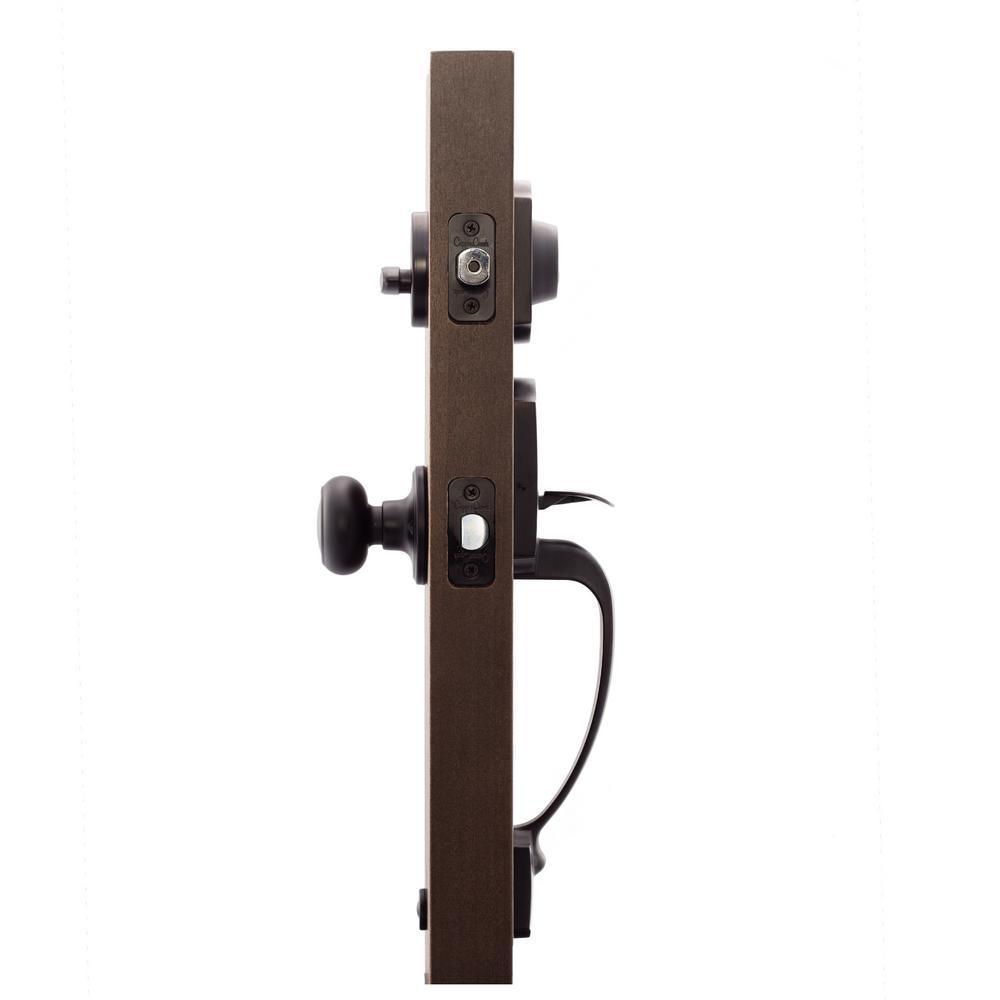Heritage Black Door Handleset and Colonial Knob Trim - Super Arbor