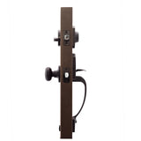 Heritage Black Door Handleset and Colonial Knob Trim - Super Arbor