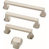 Mandara 5-1/16 in. (128mm) Center-to-Center Satin Nickel Drawer Pull (25-Pack) - Super Arbor