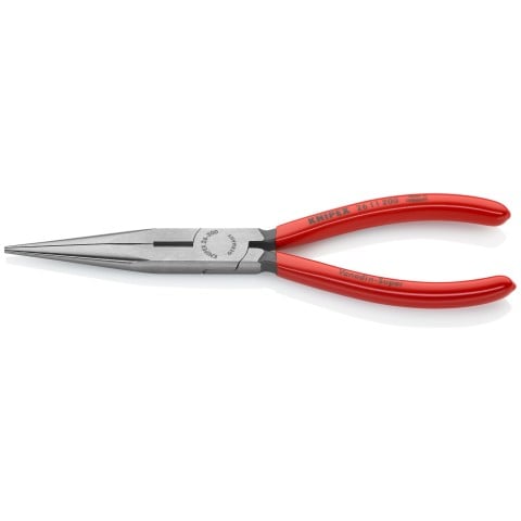 KNIPEX 8-in Long Nose Pliers with Wire Cutter, Model 26 11 200