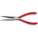 KNIPEX 8-in Long Nose Pliers with Wire Cutter, Model 26 11 200