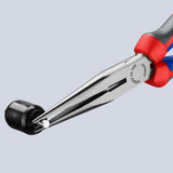 KNIPEX Comfort Grip 8-in Long Nose Pliers with Wire Cutter