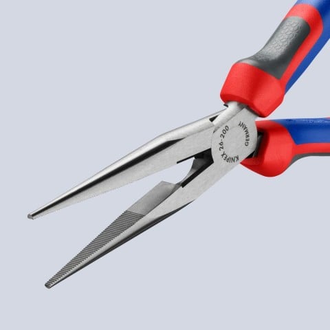 KNIPEX Comfort Grip 8-in Long Nose Pliers with Wire Cutter