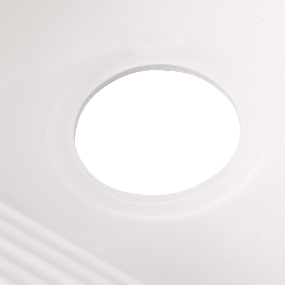 Kensington Drop-In Acrylic 25 in. 3-Hole Single Bowl Utility Sink in White - Super Arbor