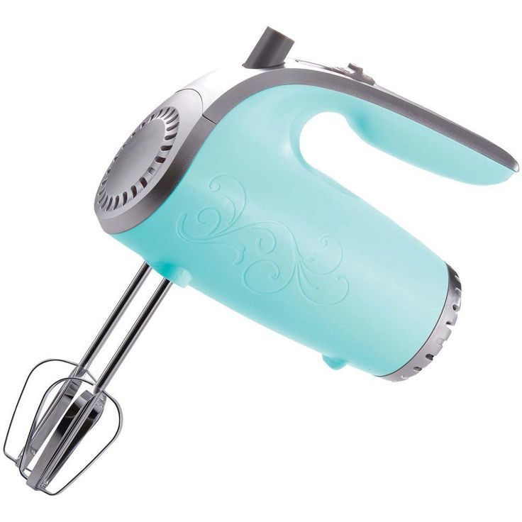 5-Speed Blue Lightweight Electric Hand Mixer