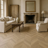 Chevron Boardwalk Pine 22 MIL x 12 in. W x 28 in. L Click Lock Waterproof Luxury Vinyl Flooring (18.9 sq. ft./case)