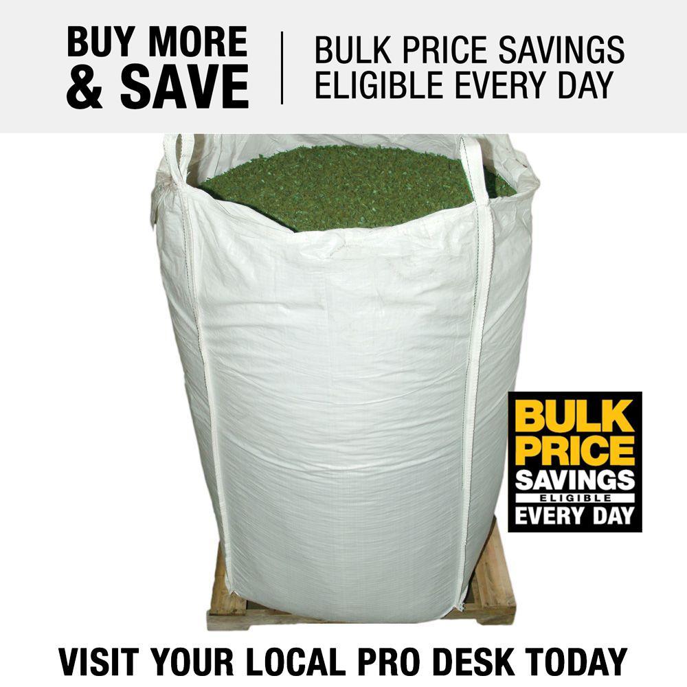 76.9 cu. ft. Green Rubber Mulch - Super Arbor