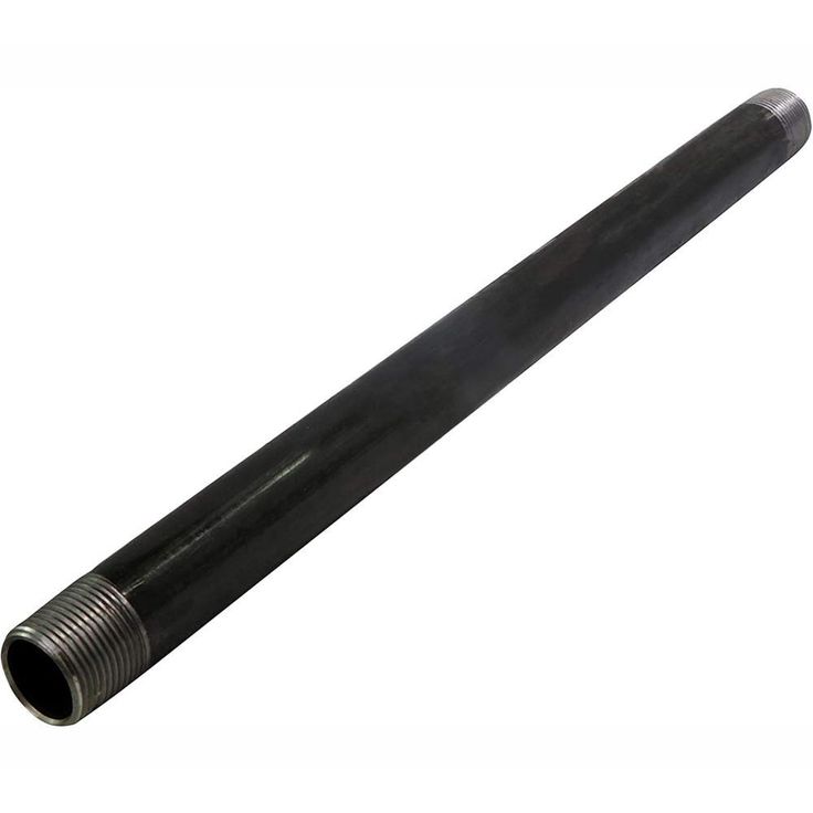 1-1/4 in. x 72 in. Black Steel Pipe