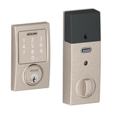 Century Satin Nickel Sense Smart Door Lock and Wi-fi Adapter Bundle - Super Arbor