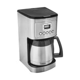 12-Cup Programmable Silver Coffee Maker with Built-In Timer