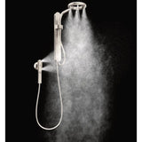 Nebia by Moen 1-Spray 8 in. Dual Shower Head and Handheld Shower Head with Magnetic Dock in Spot Resist Brushed Nickel