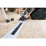 6-1/2 in. 13 Amp Corded Track Saw with Free 63 in. Aluminum Tracks and Carrying Bag - Super Arbor