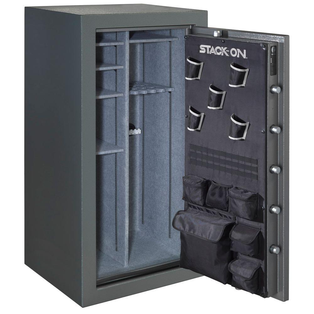 40-Gun Fire/Waterproof Safe with Electronic Lock and Door Storage - Super Arbor