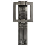 Frank Lloyd Wright Collection Tree of Life Antique Pewter Door Knocker - Super Arbor