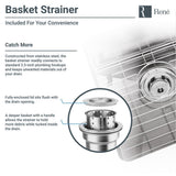 Drop-in Stainless Steel 23 in. 3-Hole Single Bowl Kitchen Sink Kit - Super Arbor