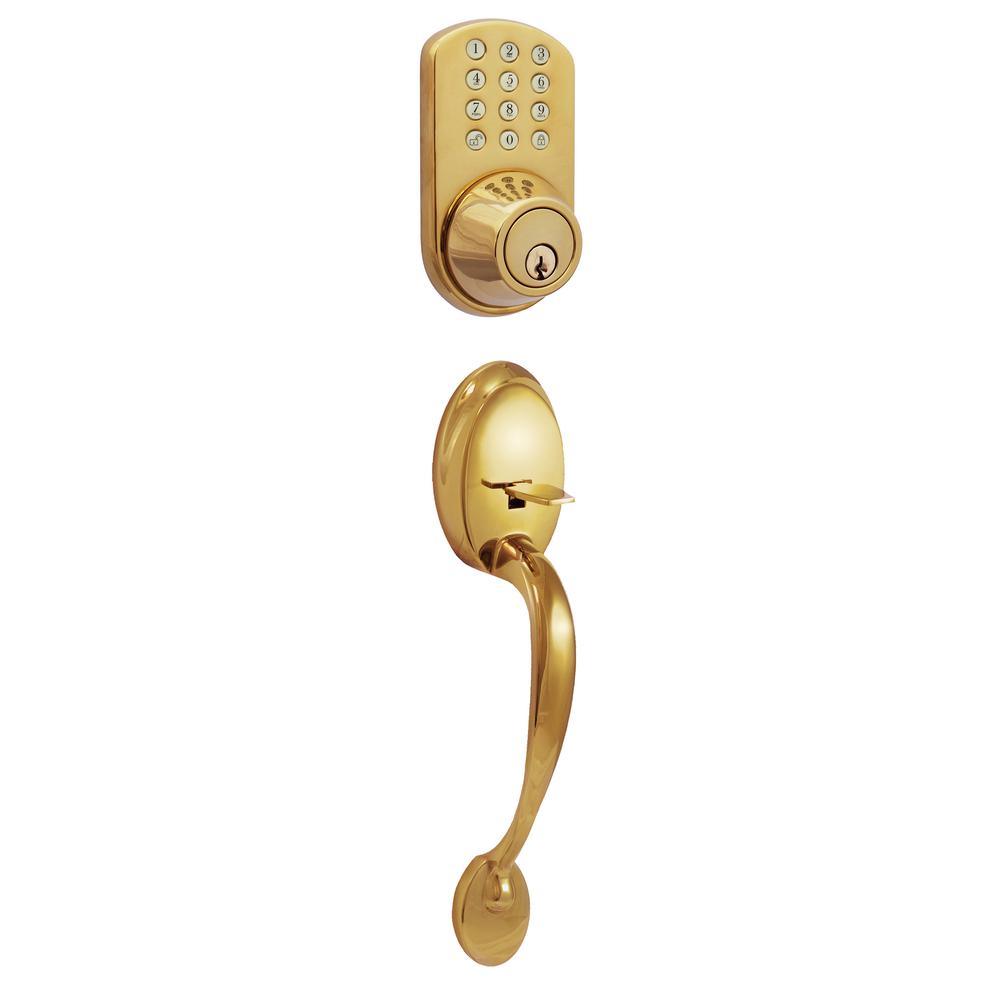 Oil Rubbed Bronze Keyless Entry Deadbolt and Lever Handle Door Lock with Electronic Digital Keypad - Super Arbor