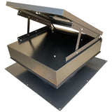 1280 CFM Powder Coated Galvanized Steel Hybrid (Solar/Electric) Powered Attic Fan with Adjustable Solar Panels - Super Arbor