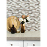MSI Arctic Storm 12 in. x 12 in. x 10mm Honed Marble Mesh-Mounted Mosaic Floor and Wall Tile (1 sq. ft.)
