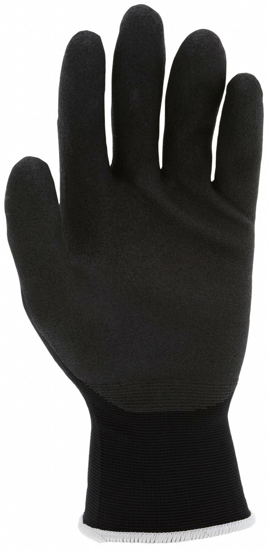 MCR SAFETY Ninja N9699 PVC Coated Gloves, XL, Black, 12-Pack