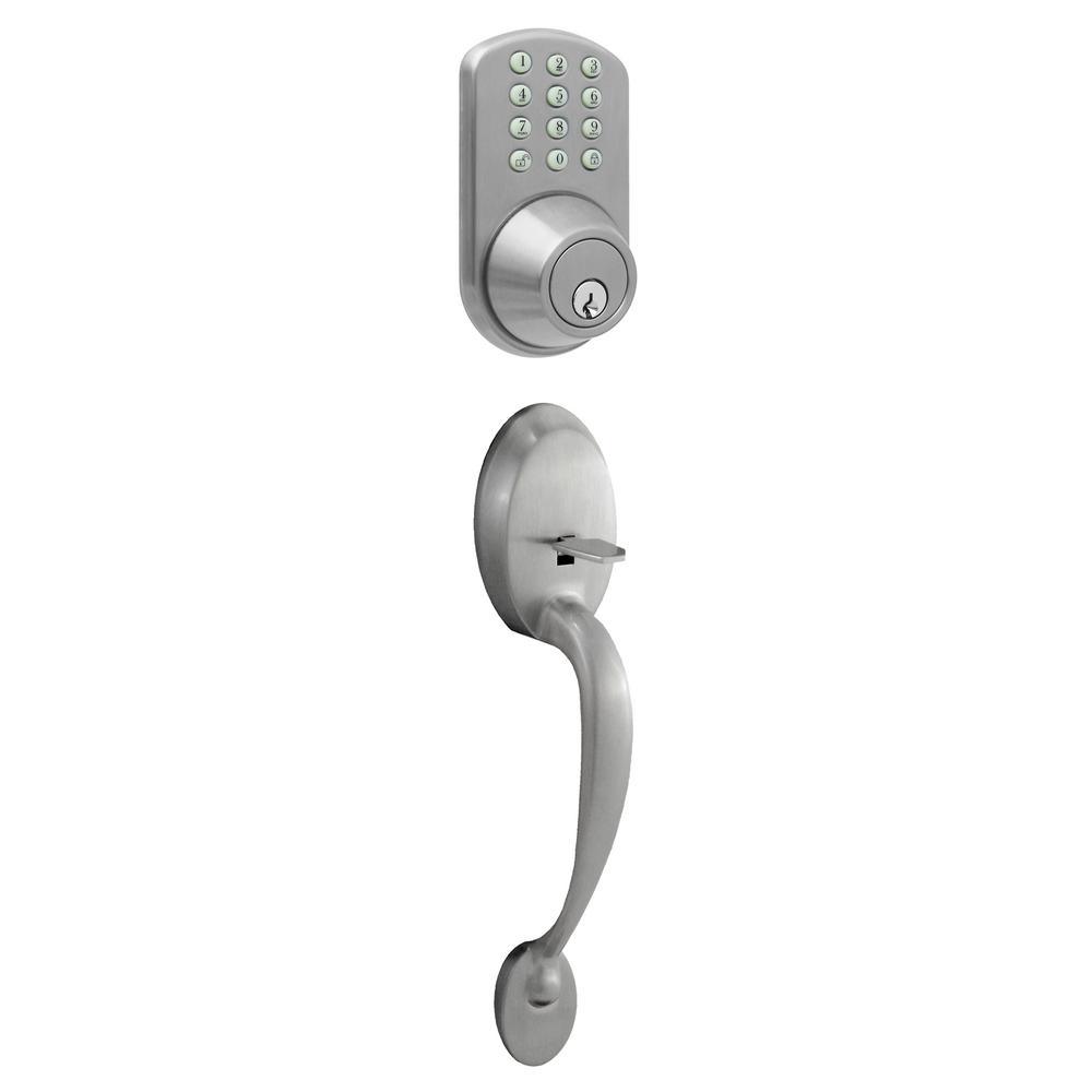 Oil Rubbed Bronze Keyless Entry Deadbolt and Lever Handle Door Lock with Electronic Digital Keypad - Super Arbor