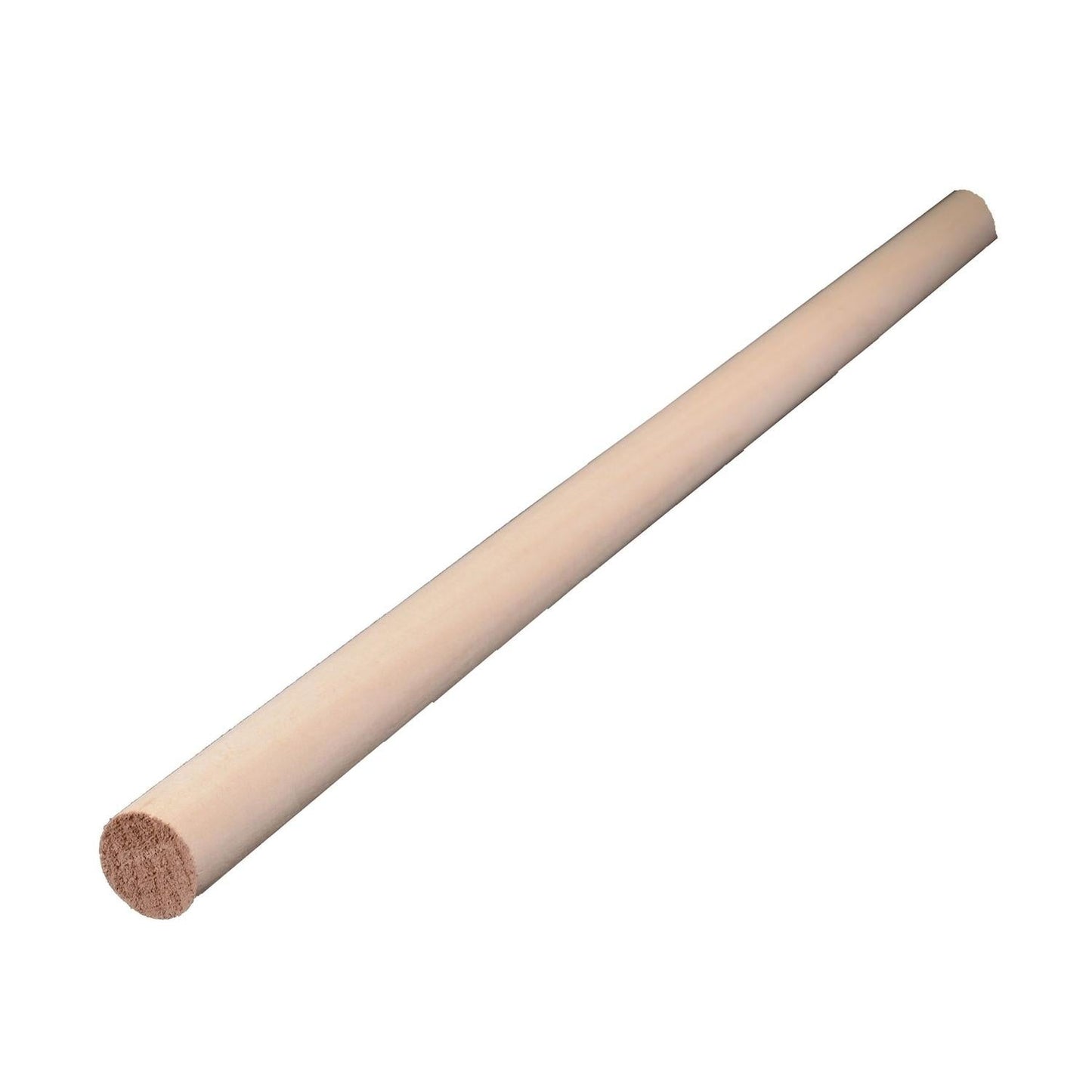 Alexandria Moulding Round Ramin Hardwood Dowel, 7/8 in. Dia x 48 in. L, Brown