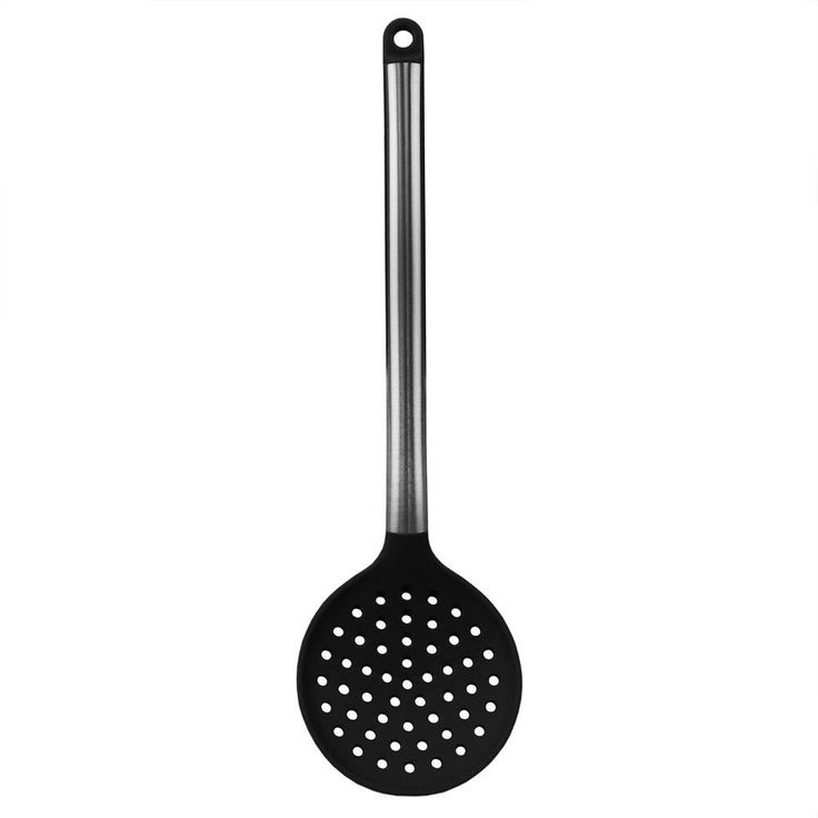 Black Stainless Steel Silicone Skimmer