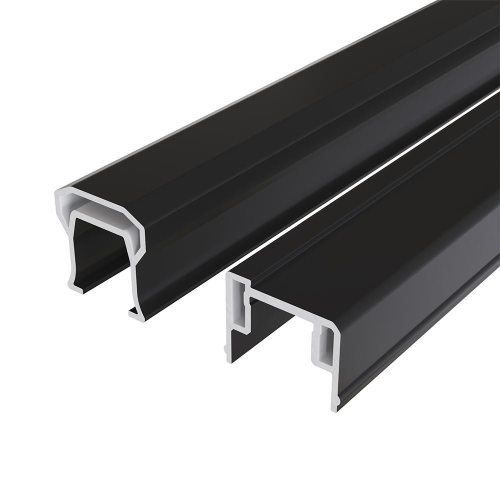 HavenView CountrySide 6 ft. x 36 in. Composite Line/Stair Section H-Channel Top Rail, Bottom Rail - Super Arbor