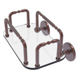 Allied Brass Skyline Wall Mounted Guest Towel Holder in Matte Black