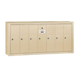 3500 Series Aluminum Surface-Mounted Private Vertical Mailbox with 7 Door - Super Arbor