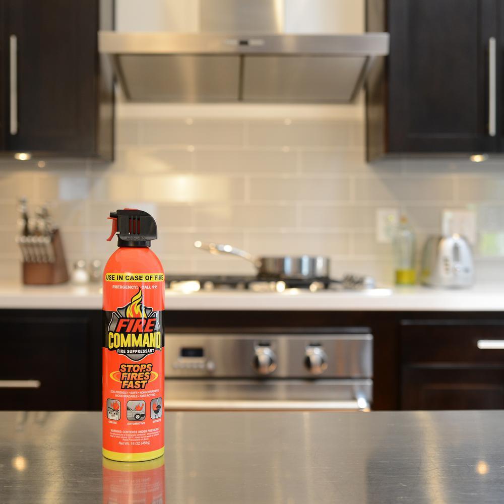 Suppressant Biodegradable Foam Fire Extinguishing Spray in 16 oz. Spray Can (2-Pack) - Super Arbor