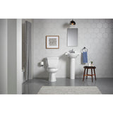 Highline 2-Piece Complete Solution 1.28 GPF Single Flush Elongated Toilet in White with Seat Included (3-Pack) - Super Arbor