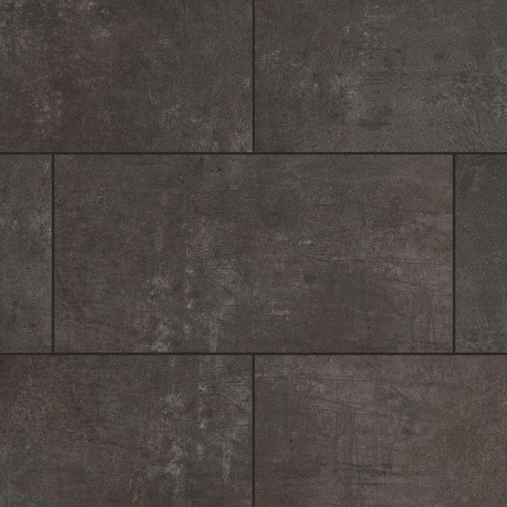 Overlook Slate 22 MIL x 11.9 in. W x 23.8 in. L Click Lock Waterproof Vinyl Tile Flooring (17.7 sqft/case)