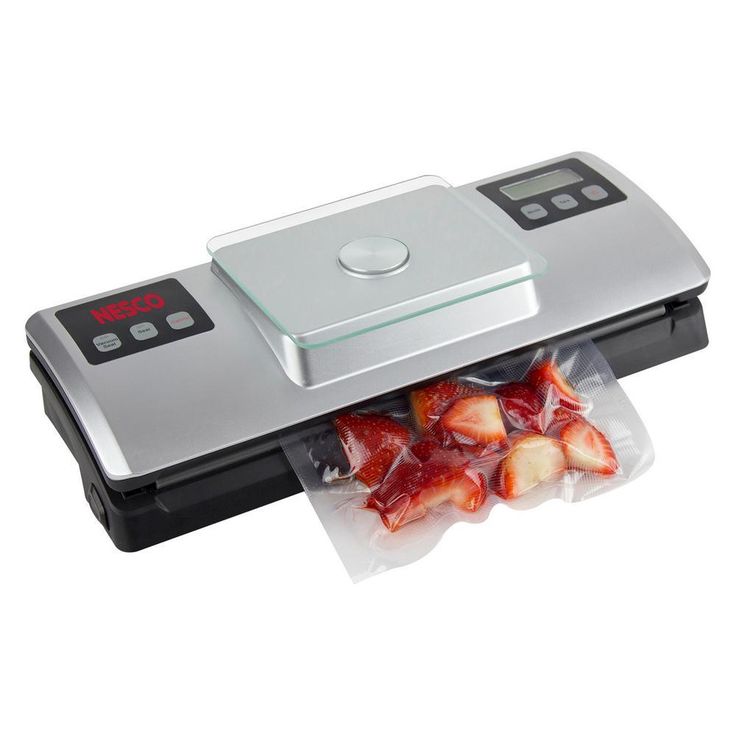 Silver Food Vacuum Sealer with Bag Cutter