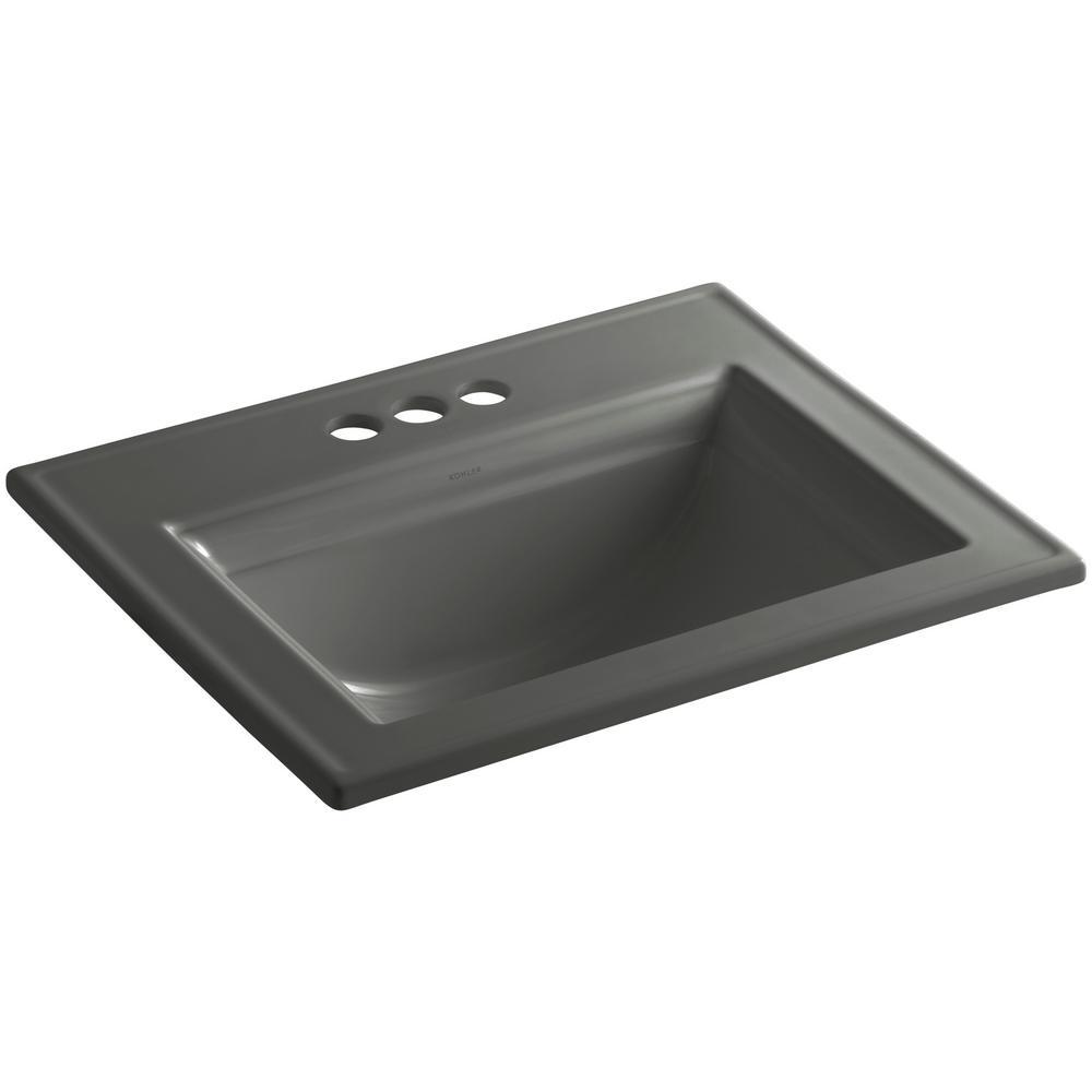 Memoirs Stately Drop-In Vitreous China Bathroom Sink in White with Overflow Drain - Super Arbor